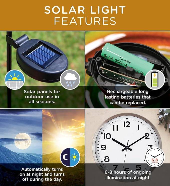 Regal Art & Gift Hot Air Balloon Solar Lantern – Hanging Solar-Powered LED - Image 9