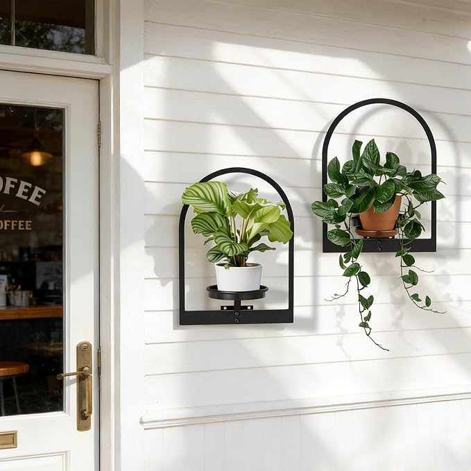 Wall Planters for Indoor Plants Set of 2, Hanging Planter for Indoor Plant - Image 2