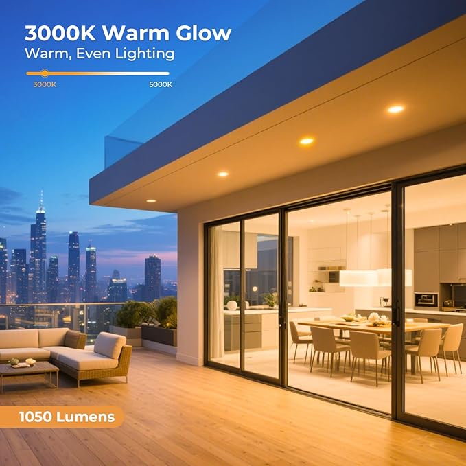PAR38 Outdoor Flood Light Bulbs, LED Flood Light Bulb Warm White 3000K - Image 3
