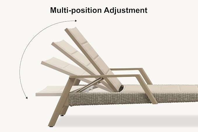 PURPLE LEAF 3-Piece Patio Chaise Lounge Set - Image 5
