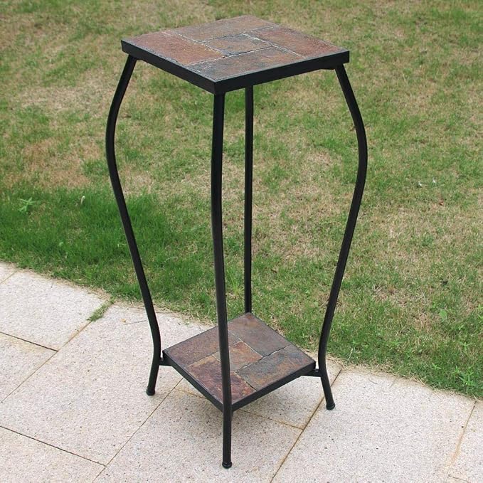 Zhongma 2 Tier 30" Tall Plant Stand by Zhongma
