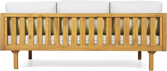 Christopher Knight Home Rosie Acacia Wood Outdoor Daybed Sofa - Image 10