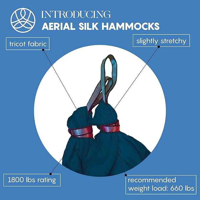 Aerial Silk Yoga Hammock & Swing - Image 3