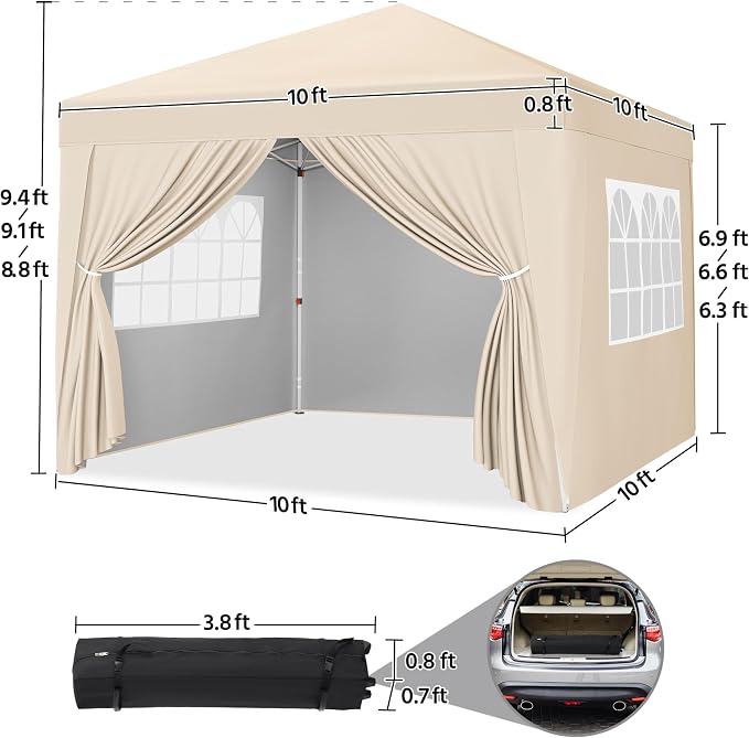 Yaheetech 10x10 Pop Up Canopy - Image 3