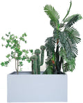 40" L x 16" W x 18" H Metal Large Rectangular Planter by MinCHI257