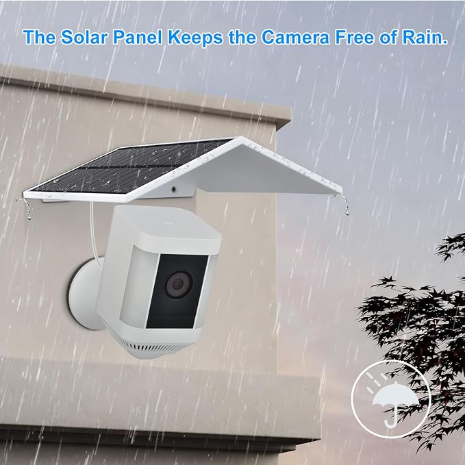 Solar Panel for Ring Camera Spotlight Cam Plus/Pro & Stick Up Cam/Pro Battery - Image 4