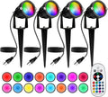 Halloween Christmas Spotlight Outdoor: 12W RGBW LED Spot Lights Outdoor by BeeLinks