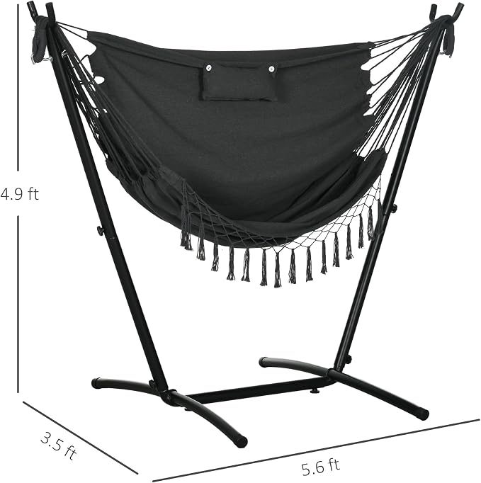 Outsunny Patio Hammock Chair - Image 7