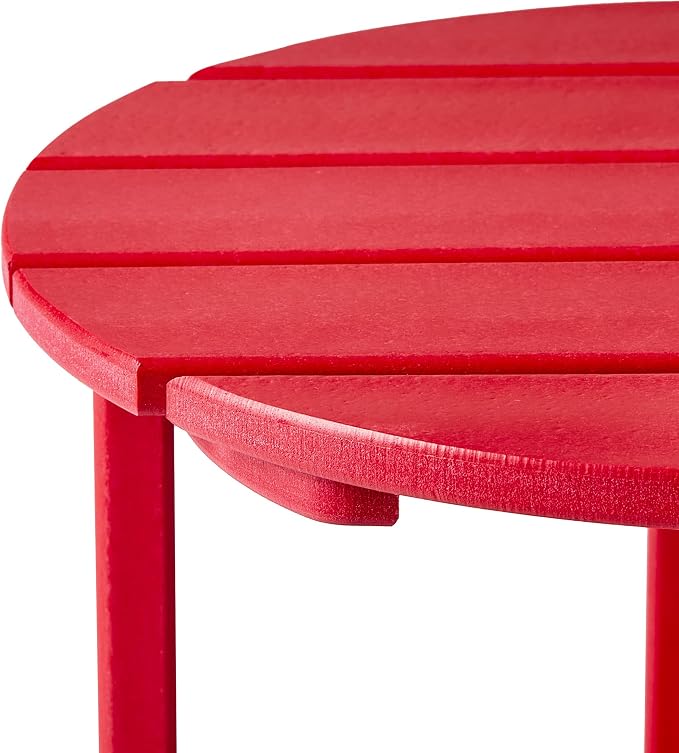 WestinTrends Dylan Adirondack Round Outdoor Side Table - Image 9