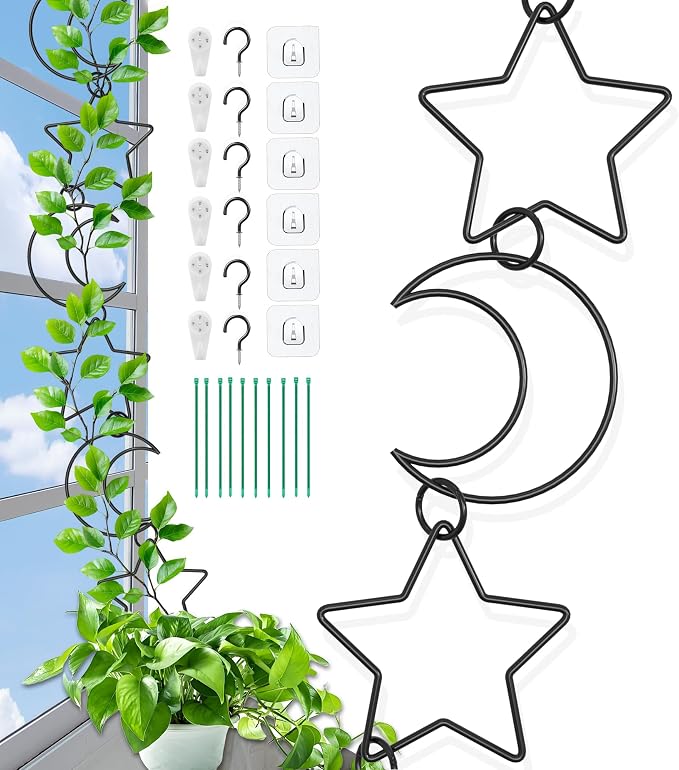 20 Pcs Chain Trellis for Climbing Plants, Plant Trellis Indoor and Outdoor by KAWAHAYO