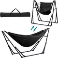 Ainfox Hammock with Foldable Stand, 2 in 1 Hammock and Swinging Chair with by Ainfox