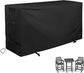 Bar Height Patio Set Cover, Outdoor Bar Stools Set Cover by Unknown