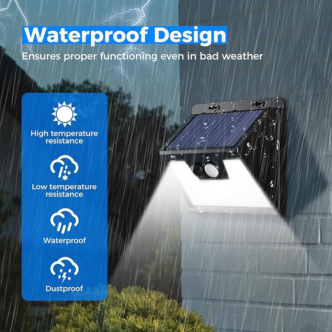 Peasur 18 Pack/140 LED Solar Lights, Outdoor Waterproof, 3 Lighting Modes - Image 2