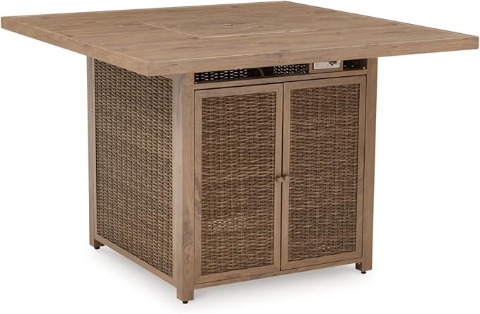 Signature Design by Ashley Walton Bridge Casual Outdoor Bar Table by SignatureDesignbyAshley