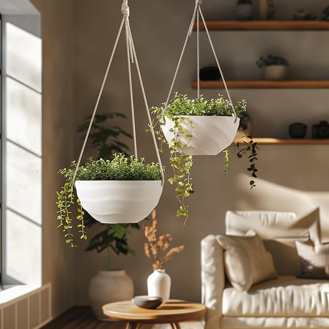La Jolie Maison 10 Inch Hanging Planters - Image 6