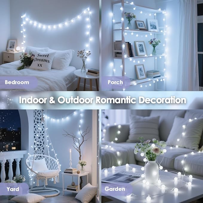100LED Connectable String Lights Indoor Outdoor - Image 2