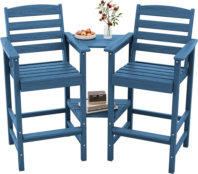 SERWALL Tall Adirondack Chairs Set of 2 by SERWALL