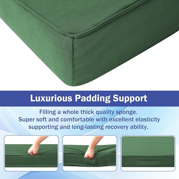 Patio Chair Cushions, Waterproof Outdoor Cushions - Image 4