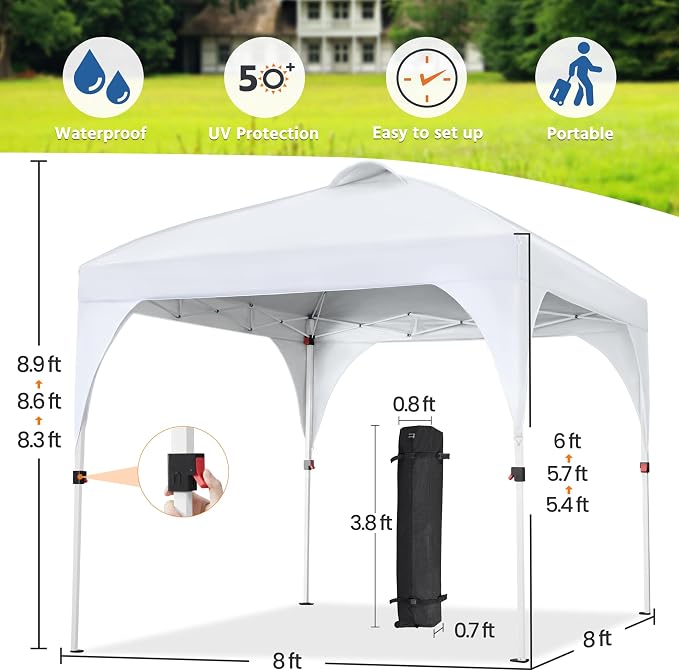 Yaheetech 8x8 Pop Up Canopy Tent - Image 3