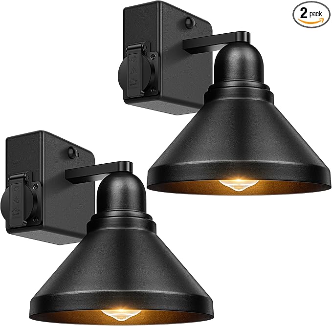 Brightever Motion Sensor Outdoor Wall Lights, Dusk to Dawn Porch Lights Outdoor by Brightever