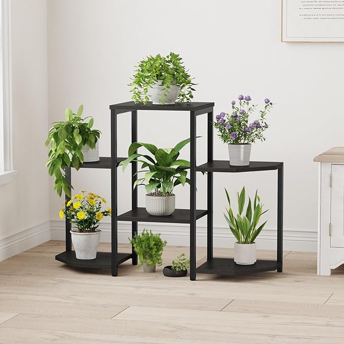 Plant Stand Indoor, 6 Potted Plant Stand, 6 Tiers Large Flower Holder, Planter - Image 3