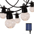 PURPLE LEAF Solar Outdoor String Lights Commercial 48 Ft 24 Waterproof Bulbs by PURPLELEAF