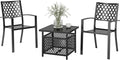 PHI VILLA 3 Piece Outdoor Bistro Set by PHIVILLAThepioneerofcomfortablehouseholdsupplies