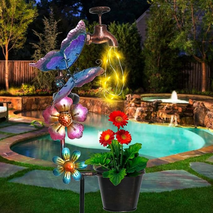 Afirst Solar Outdoor Lights Decorative - Image 7