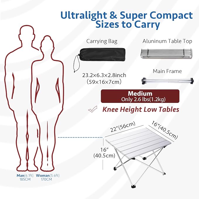 Grope Small Folding Camping Table - Image 2
