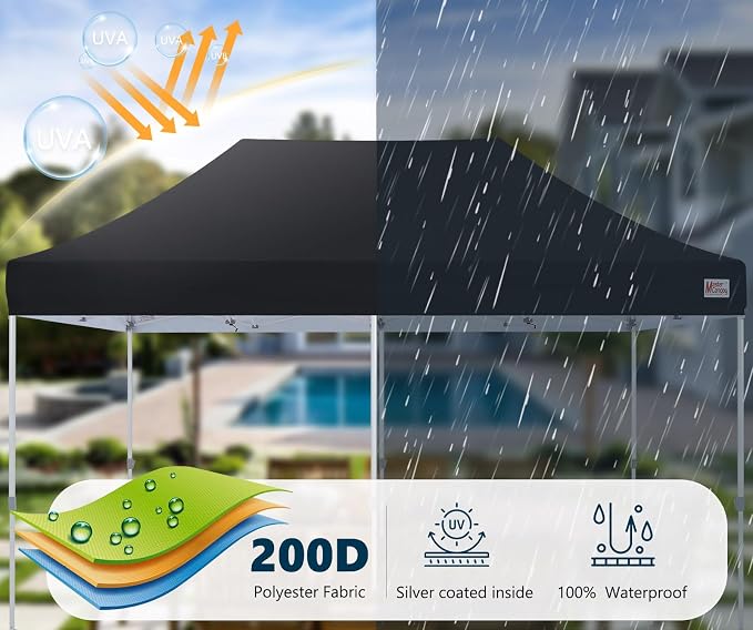 MASTERCANOPY Pop Up Canopy Tent Commercial 10x20 Instant Shelter - Image 5