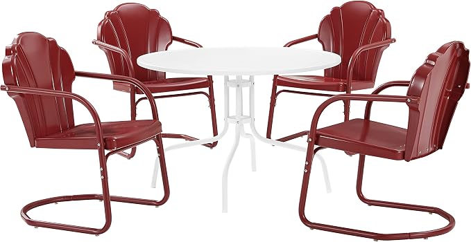 Crosley Furniture Tulip 5-Piece Outdoor Dining Set by CrosleyFurniture
