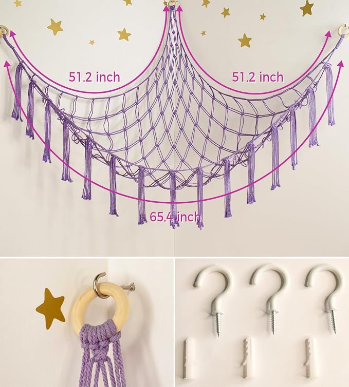 Stuffed Animal Storage Hammock Net - Image 4