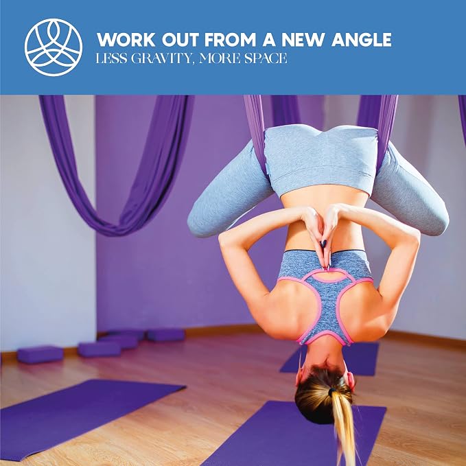 Aerial Silk Yoga Hammock & Swing - Image 6
