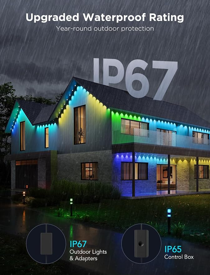 Govee Permanent Outdoor Lights Pro, 150ft - Image 5
