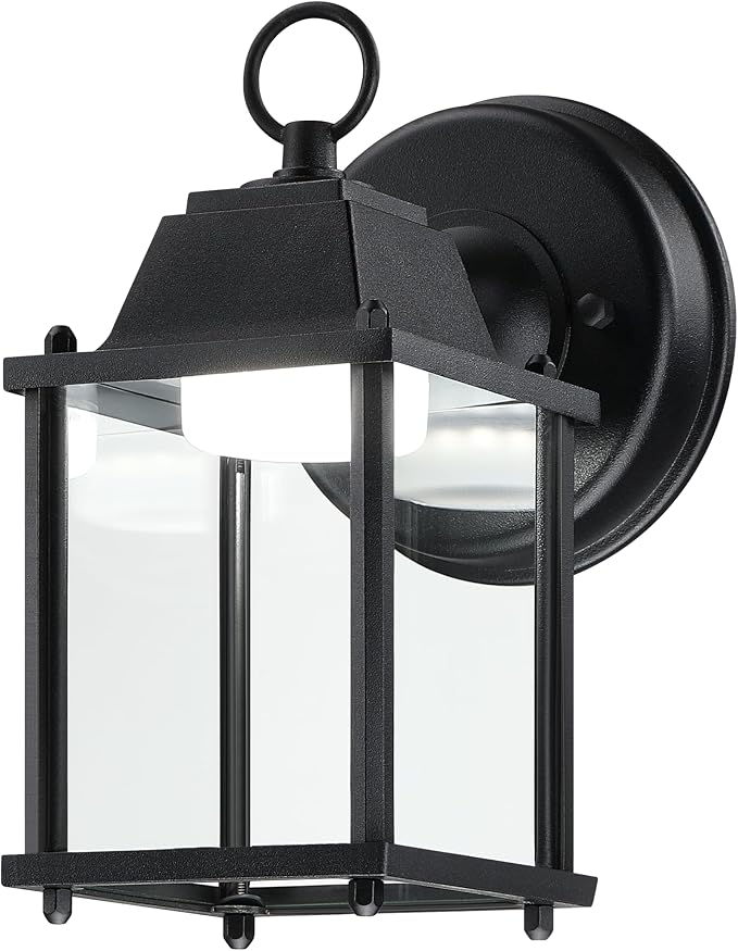 LIT-PaTH Outdoor LED Wall Lantern, Wall Sconce as Porch Lighting Fixture by LIT-PaTH
