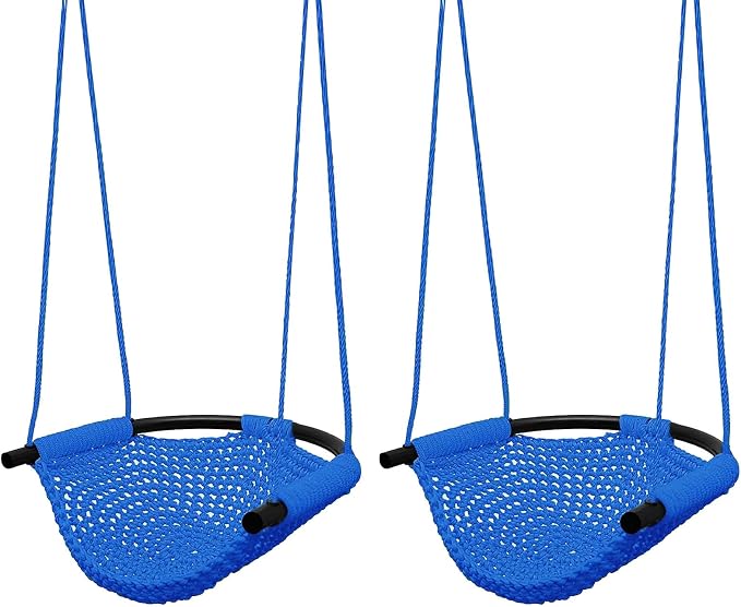 JKsmart 2 Pack Kids Swing Seat, Heavy Duty Rope Play Secure Children Swing Set by JKsmart