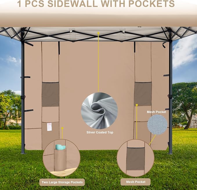 KAMPKEEPER 10x10 Easy Pop Up Canopy Tent - Image 5