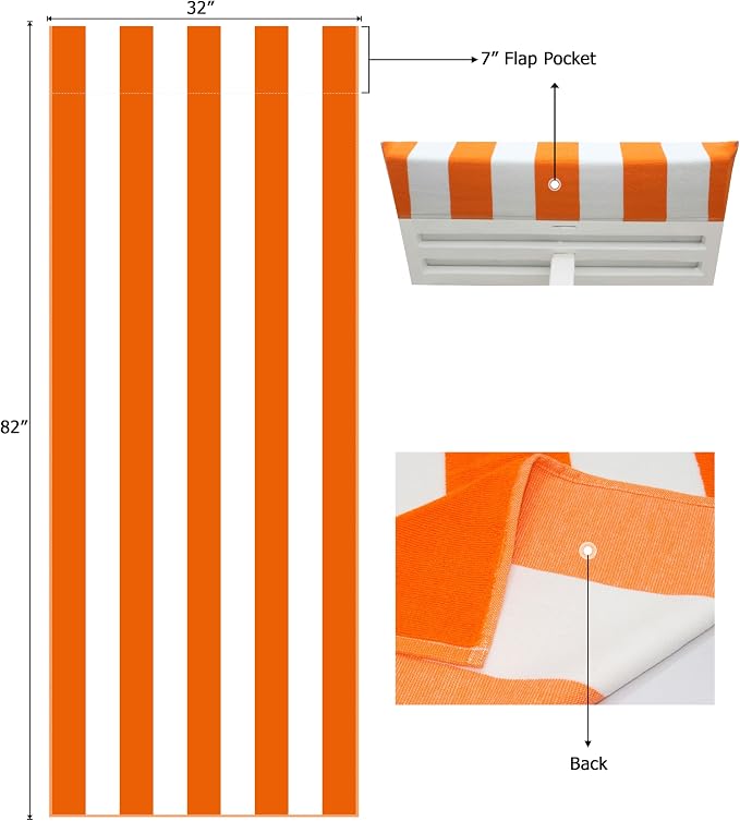 COTTON CRAFT Pool Lounge Chair Cover - Image 4