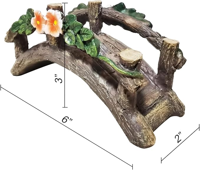 MUAMAX Fairy Garden Bridge Mini Bridge - Image 2