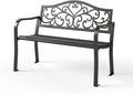 Sophia & William Outdoor Bench, Metal Garden Bench, Cast Iron Park Benches by SophiaWilliam
