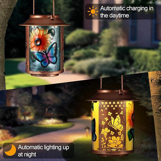 Butterfly Solar Lanterns Outdoor Waterproof, Birthday Gifts - Image 2