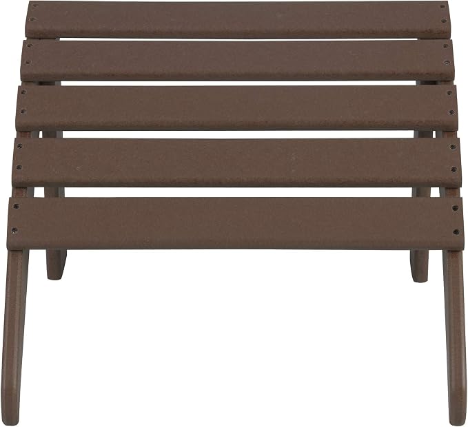 WO Home Furniture Adirondack Ottoman Outdoor Patio Footrest 13.5" Inch Folding - Image 11
