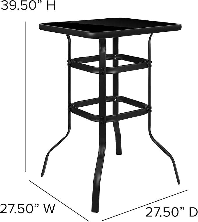 Flash Furniture Brazos Bar Table Set - Image 5