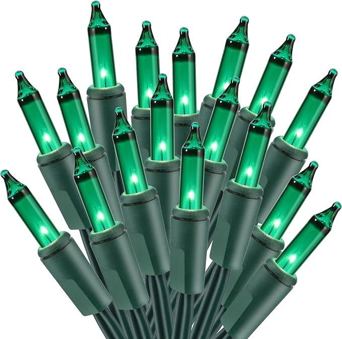 BrizLabs Green St Patrick's Day String Lights, Connectable Green Mini Light Set by BrizLabs