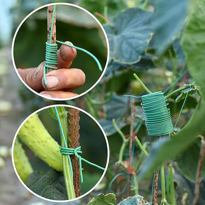 118 Feet Soft Plant Tie Green Twist Garden Ties - Image 4