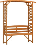 Outsunny Patio Garden Bench Arbor Arch by Outsunny
