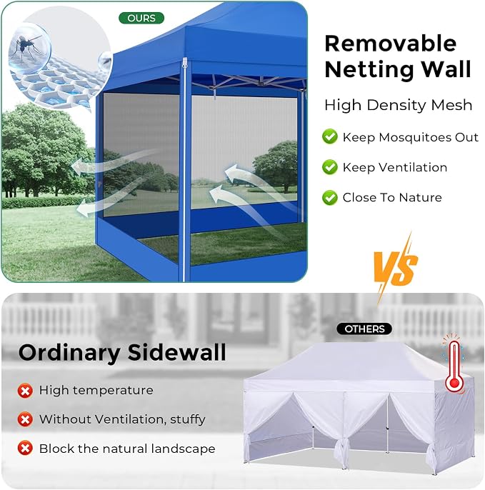 COBIZI 10x30 Heavy Duty Pop Up Canopy - Image 4