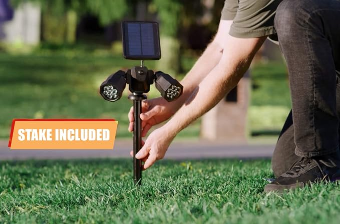 Bell+Howell Bionic Spotlight Duo Deluxe Solar Lights: Effortless Outdoor - Image 3