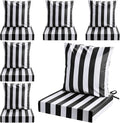 Hoteam 6 Set Outdoor Chair Cushions 20 x 20 Inch Patio Cushions Deep Seat by Hoteam