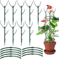 9 Pcs Plant Support Stakes & Plant Cage Support Rings, Plant Supports by VACONICO
